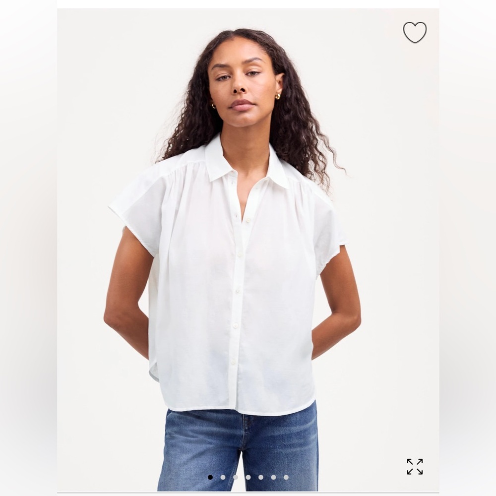 Madewell - Cap-Sleeve A-Line Top
